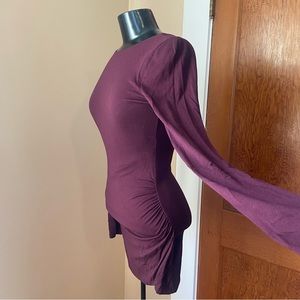 3/$15 Forever 21 y2k bodycon side cinch split mini party club bar dress